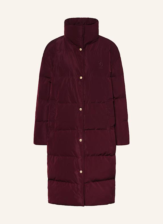 TOMMY HILFIGER Daunenmantel CREST DUNKELROT