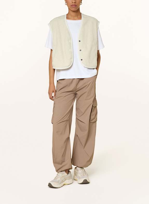 Marc O'Polo DENIM Teddyfell-Weste ECRU