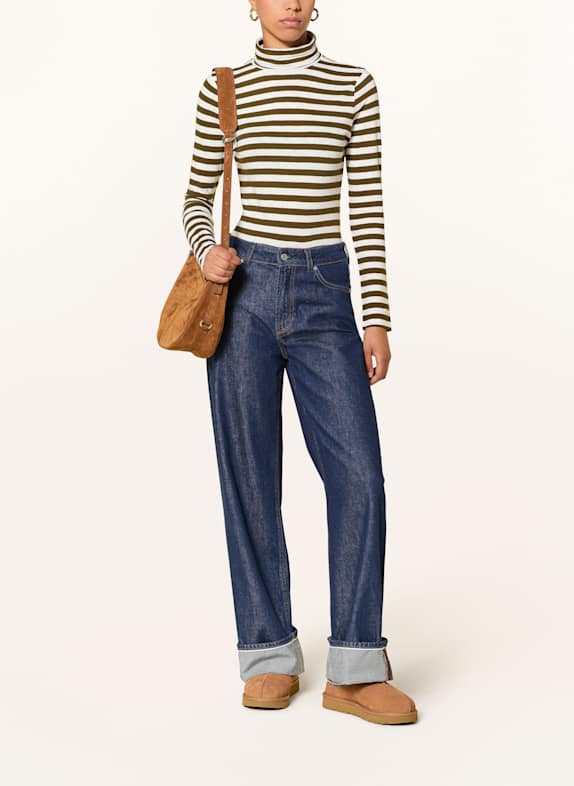 Marc O'Polo DENIM Trui met rolkraag WIT / KAKI