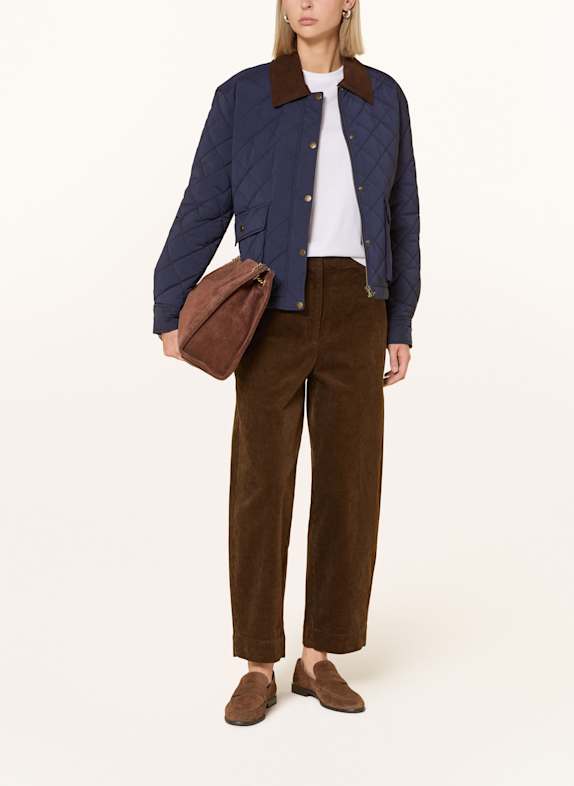TOMMY HILFIGER Cropped-Cordhose DUNKELBRAUN