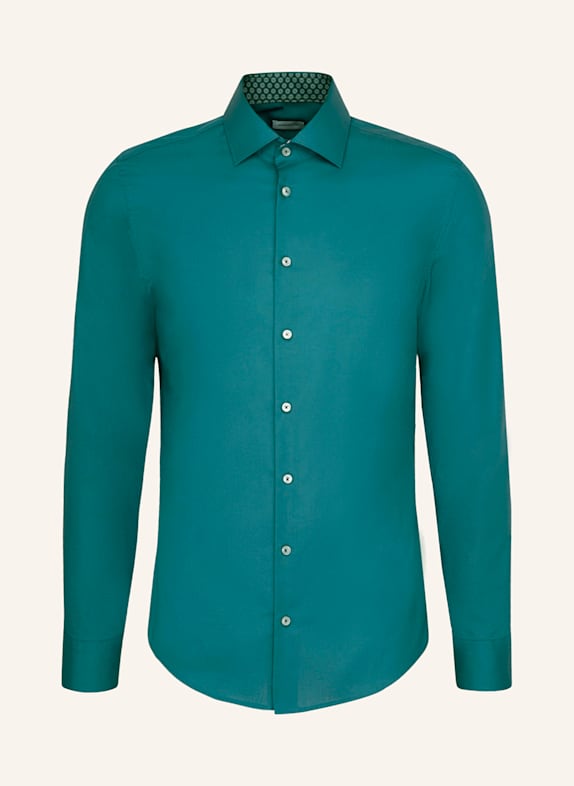 seidensticker Hemd Shaped Fit PETROL