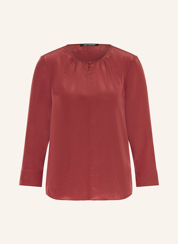 LUISA CERANO Blusenshirt mit 3/4-Arm DUNKELROT