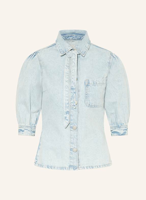 Pepe Jeans Jeansbluse MACIE mit 3/4-Arm und abnehmbarer Schluppe HELLBLAU