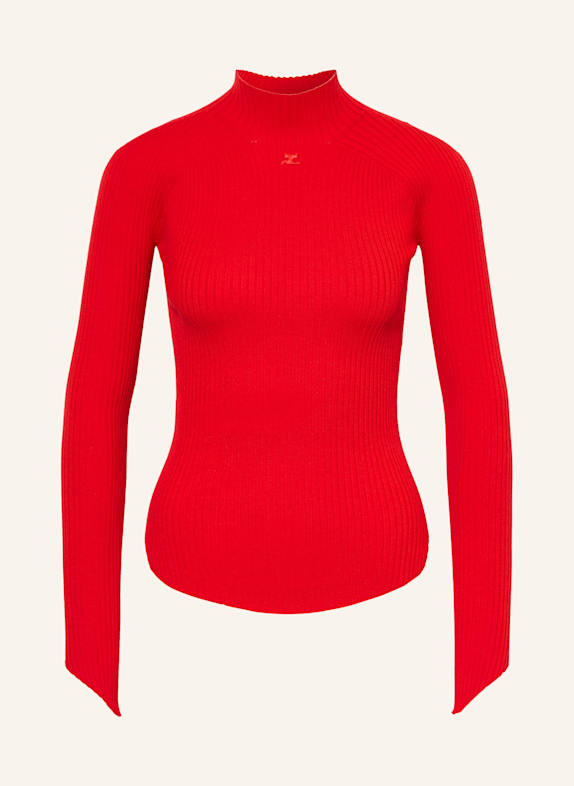 Courrèges Sweter CZERWONY