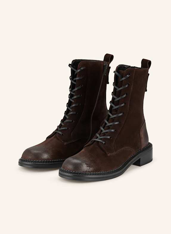 KENNEL & SCHMENGER Lace-up boots HARPER DARK BROWN