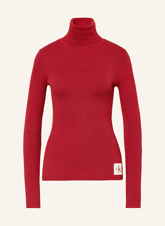 Calvin Klein Jeans Golf CZERWONY