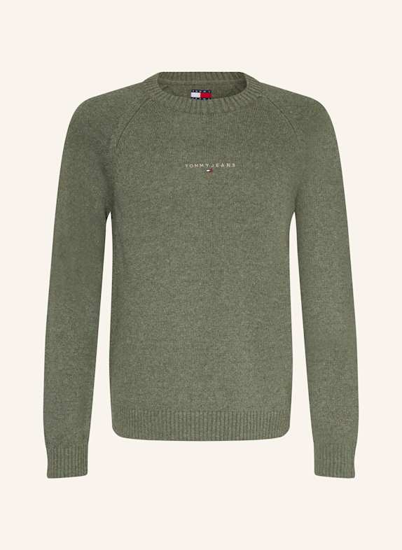 TOMMY JEANS Pullover GRÜN