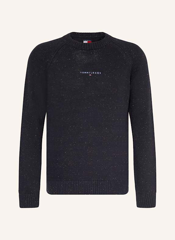 TOMMY JEANS Pullover DUNKELBLAU/ BEIGE/ HELLBLAU
