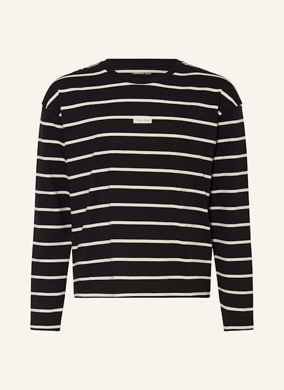 Calvin Klein Longsleeve SCHWARZ / ECRU