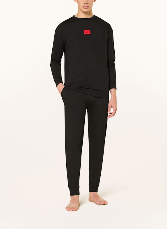 HUGO GALAXY pajamas BLACK