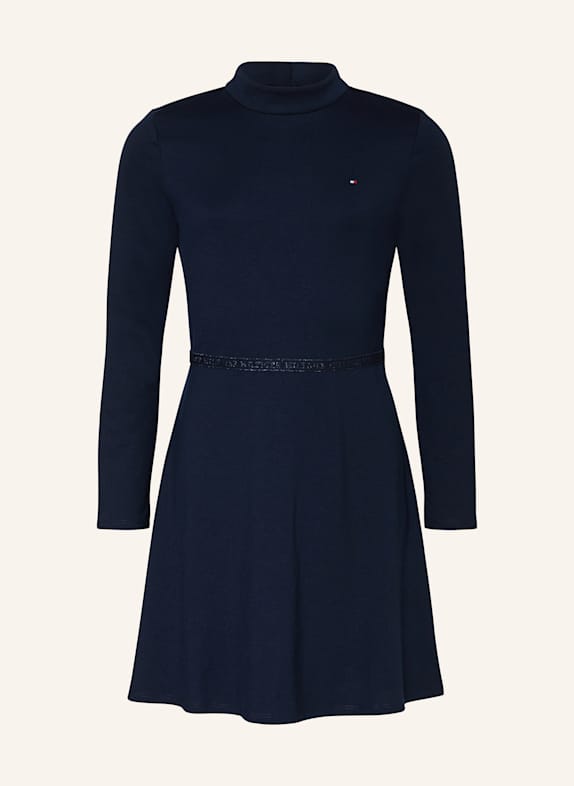 TOMMY HILFIGER Jerseykleid mit Glitzergarn DUNKELBLAU