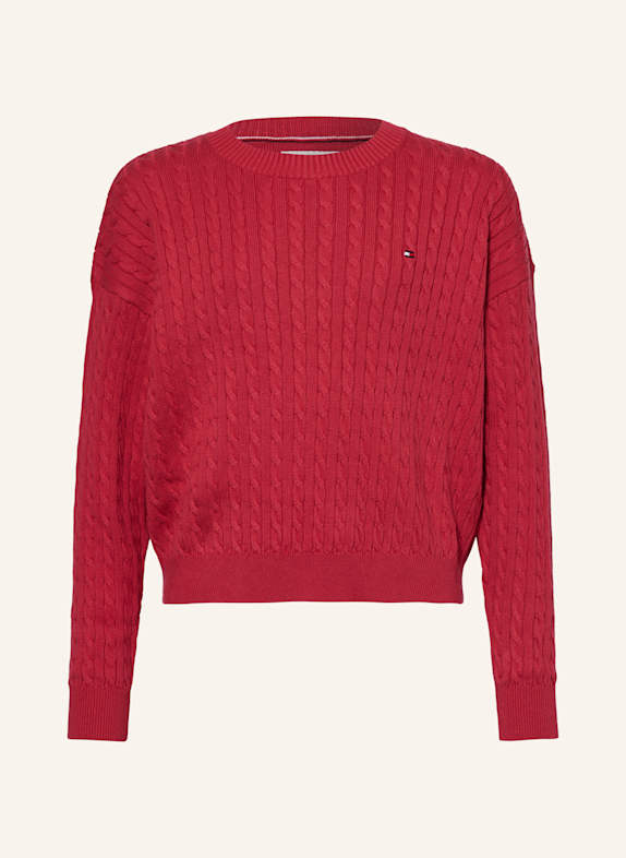 TOMMY HILFIGER Pullover ROT