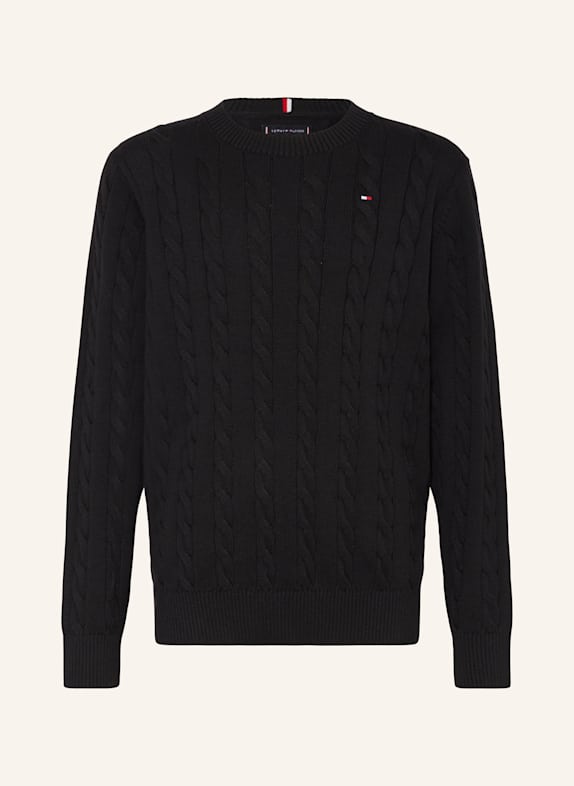 TOMMY HILFIGER Pullover SCHWARZ