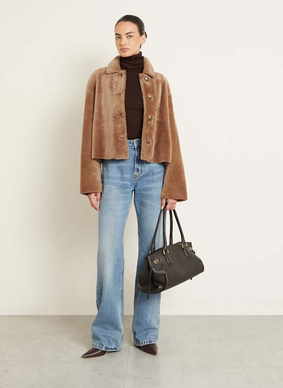 UTZON Veste JULEE MARRON