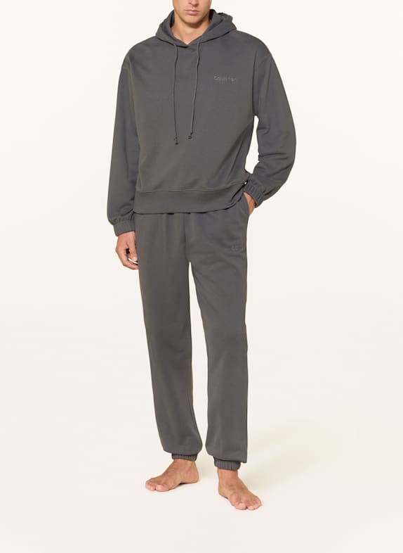 Calvin Klein Loungebroek COTTON TERRY BLEND DONKERGRIJS