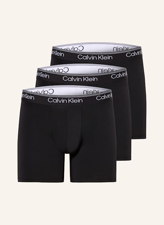 Calvin Klein 3er-Pack Boxershorts MICROFIBER STRETCH SCHWARZ