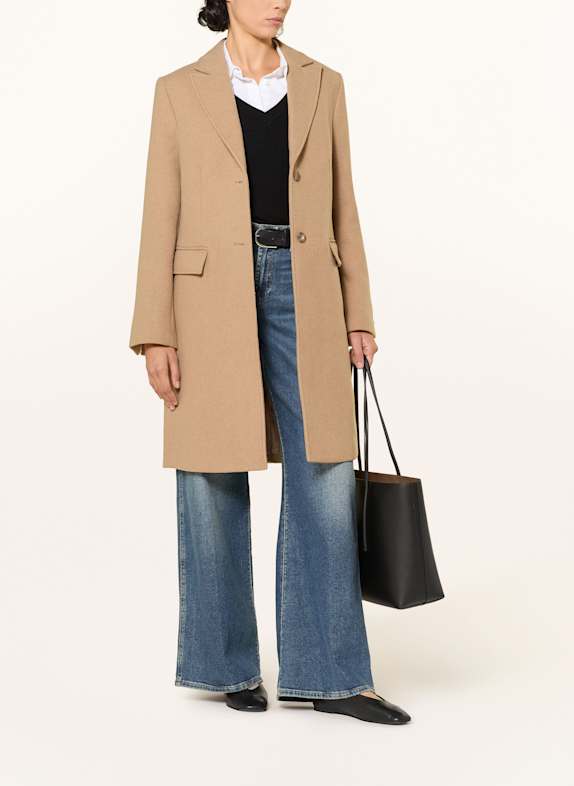 Calvin Klein Wollmantel CAMEL