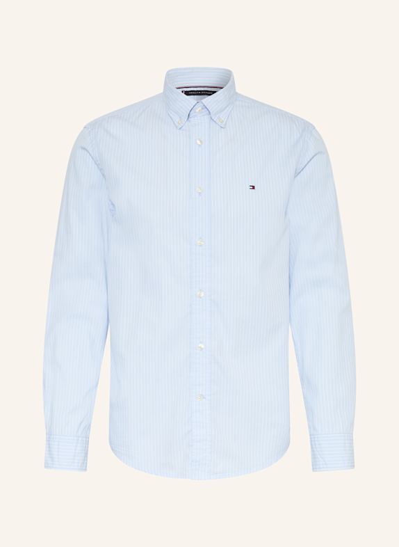 TOMMY HILFIGER Hemd Regular Fit HELLBLAU/ WEISS