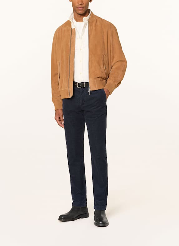 TOMMY HILFIGER Cordchino DENTON Rak passform MÖRKBLÅ