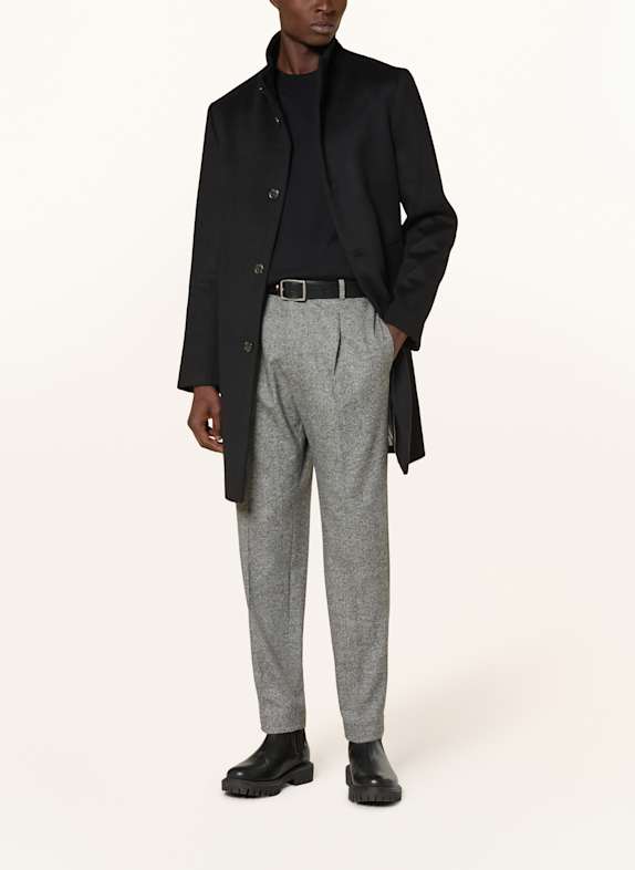 TOMMY HILFIGER Wollmantel SCHWARZ