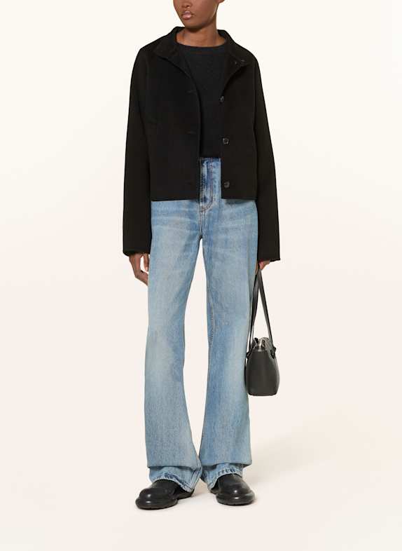 LOULOU DE SAISON Boxy jacket NYMA BLACK