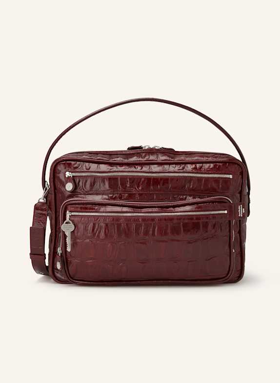 Acne Studios Schultertasche CAMERO CAMERA DUNKELROT