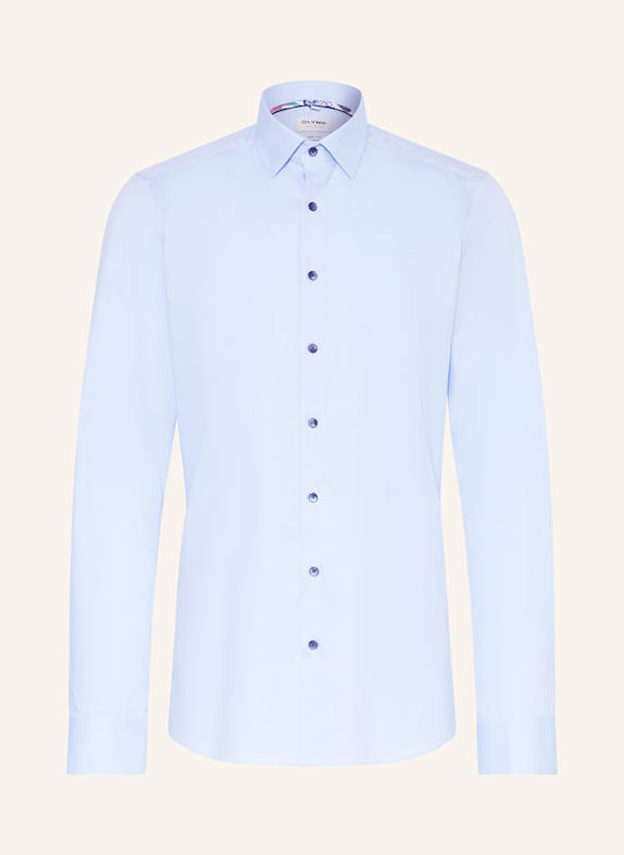 OLYMP Hemd Level Five body fit mit extra langem Arm HELLBLAU