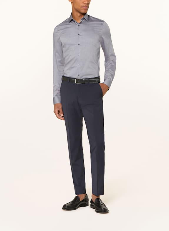 OLYMP Hemd No. Six super slim mit extralangem Arm BLAU