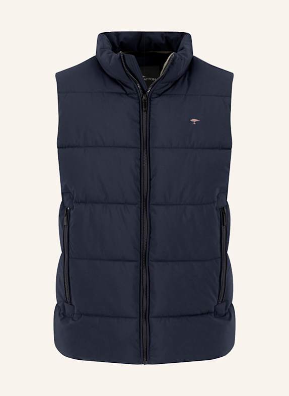 FYNCH-HATTON Quilted vest DARK BLUE