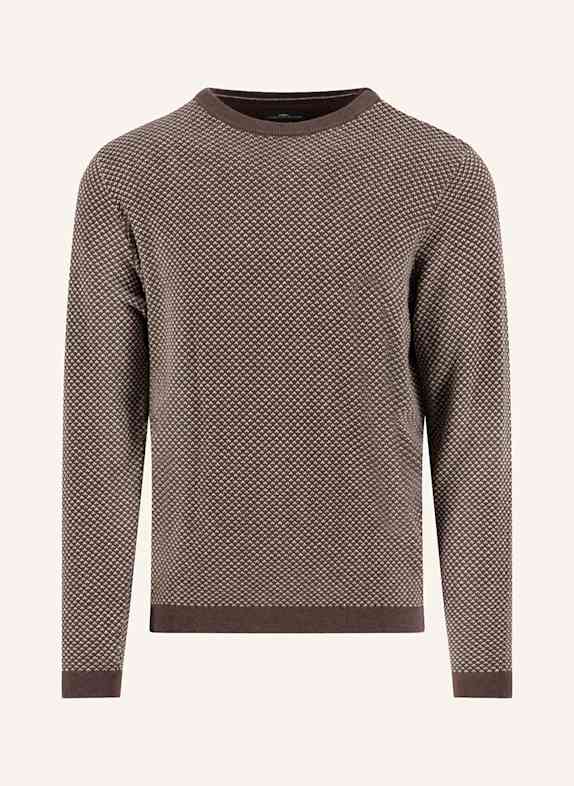FYNCH-HATTON Pullover BRAUN / CREME
