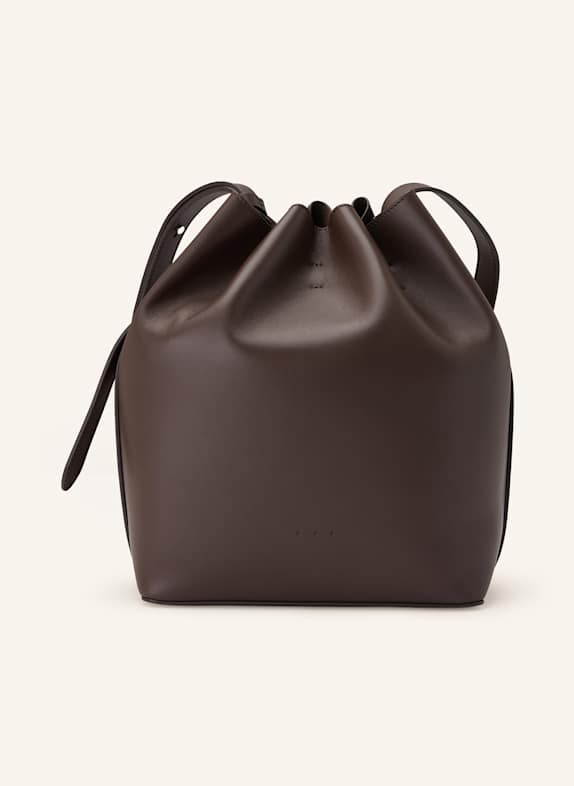 AESTHER EKME Pouch bag MARIN SUPPLE MEDIUM DARK BROWN