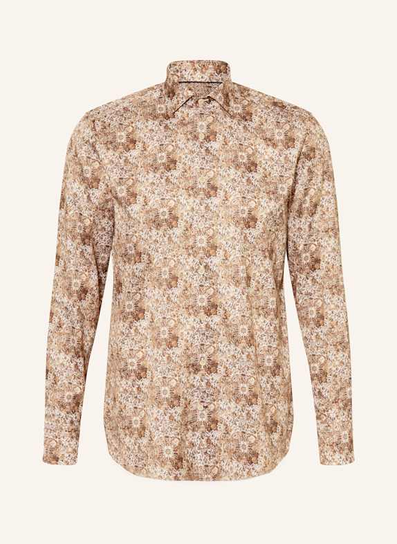 OLYMP SIGNATURE Hemd Signature tailored fit BRAUN / CAMEL / ECRU