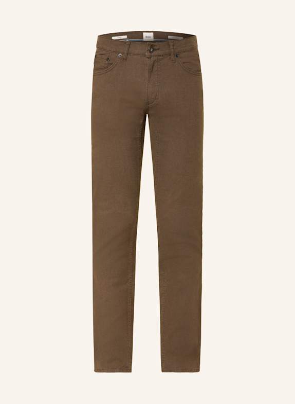 BRAX Pantalon CHUCK Coupe classique MARRON FONCÉ