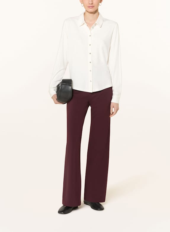 s.Oliver BLACK LABEL Overhemdblouse van jersey ECRU