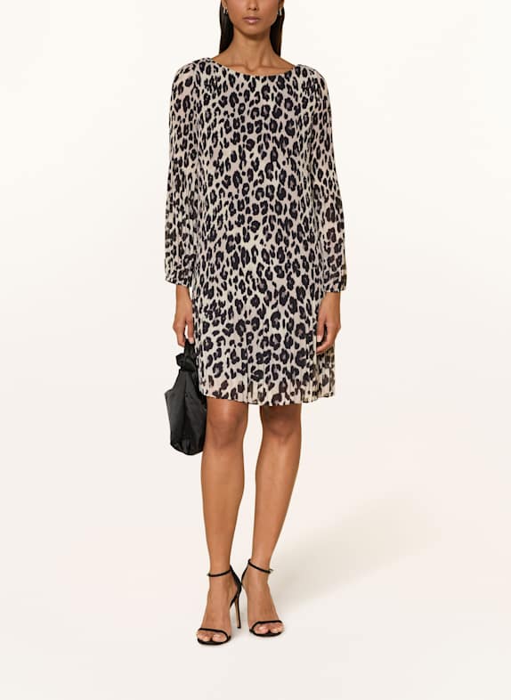 s.Oliver BLACK LABEL Plisseekleid 93A1 GREY/BLACK