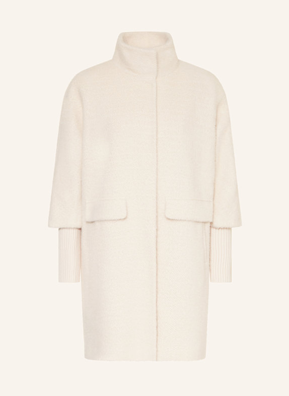 comma Płaszcz KREMOWY