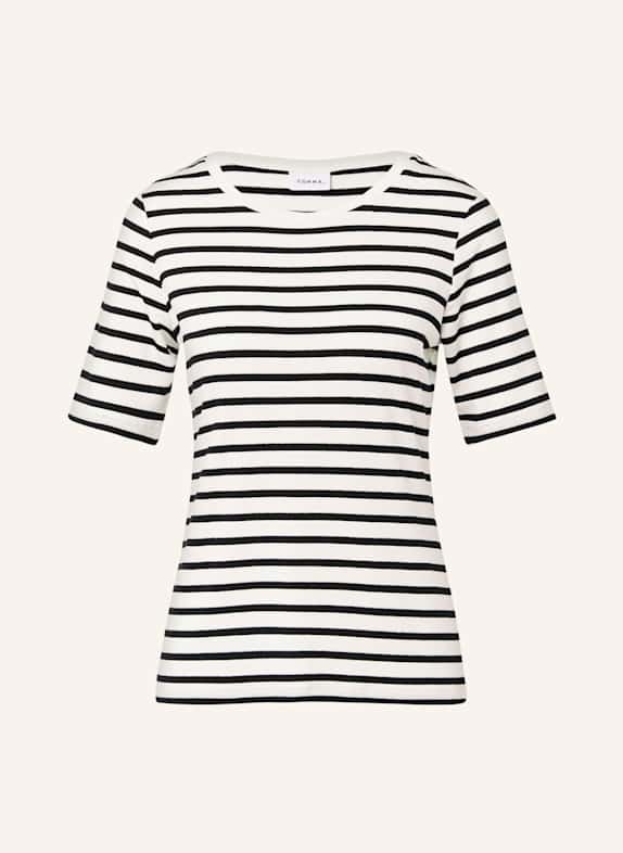 comma T-Shirt SCHWARZ/ WEISS