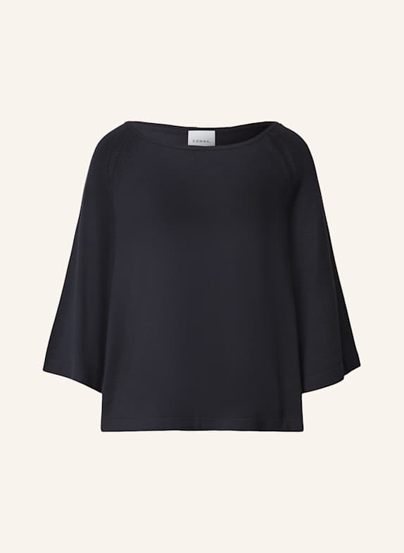 comma Pullover mit 3/4-Arm DUNKELBLAU
