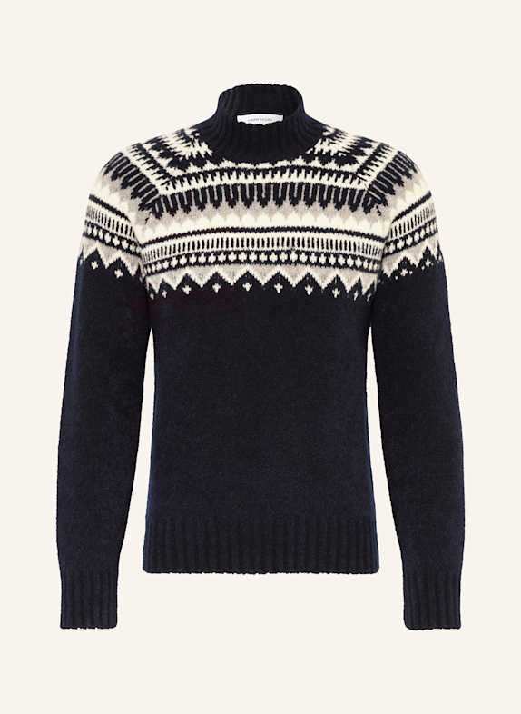 GRAN SASSO Pullover DUNKELBLAU/ ECRU