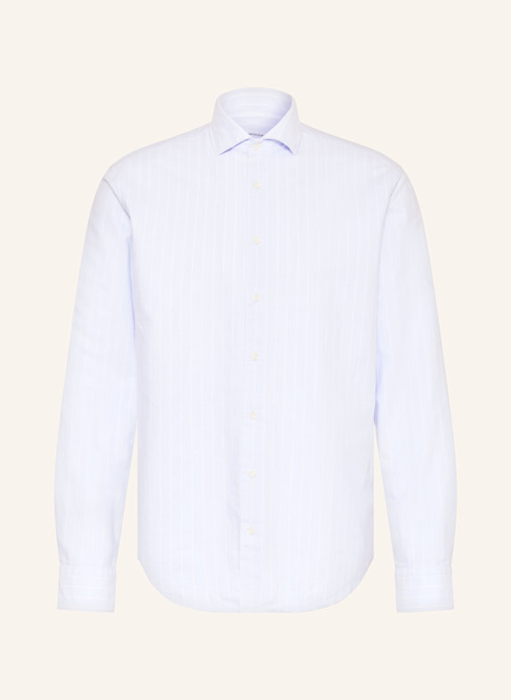 seidensticker Piqué-Hemd Regular Fit HELLBLAU / WEISS