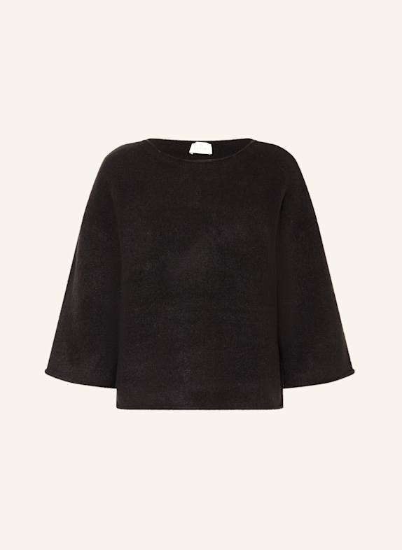 ROBE LÉGÈRE Sweter z rękawem 3/4 CZARNY