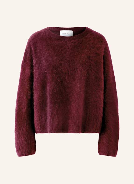 oui Cashmere-Pullover DUNKELROT