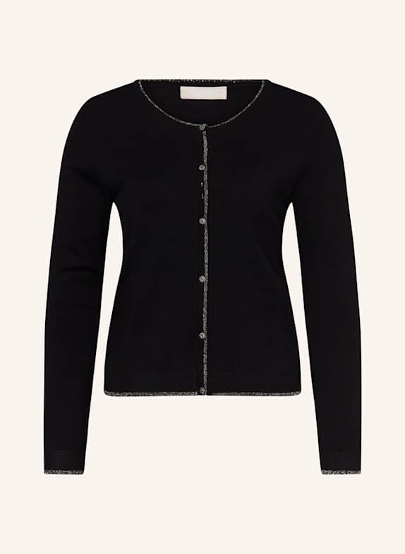 LIU JO Cardigan with glitter thread BLACK