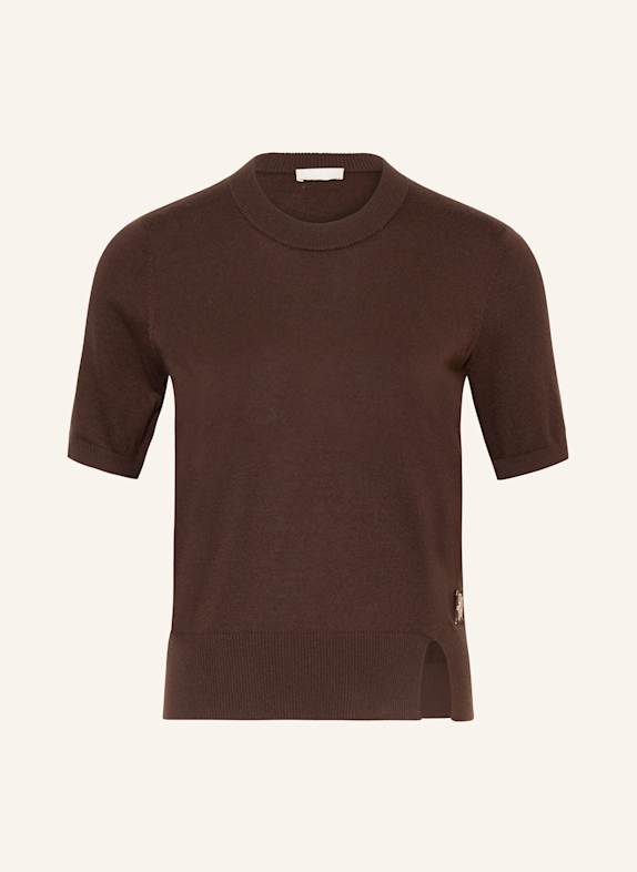 LIU JO Strickshirt DUNKELBRAUN