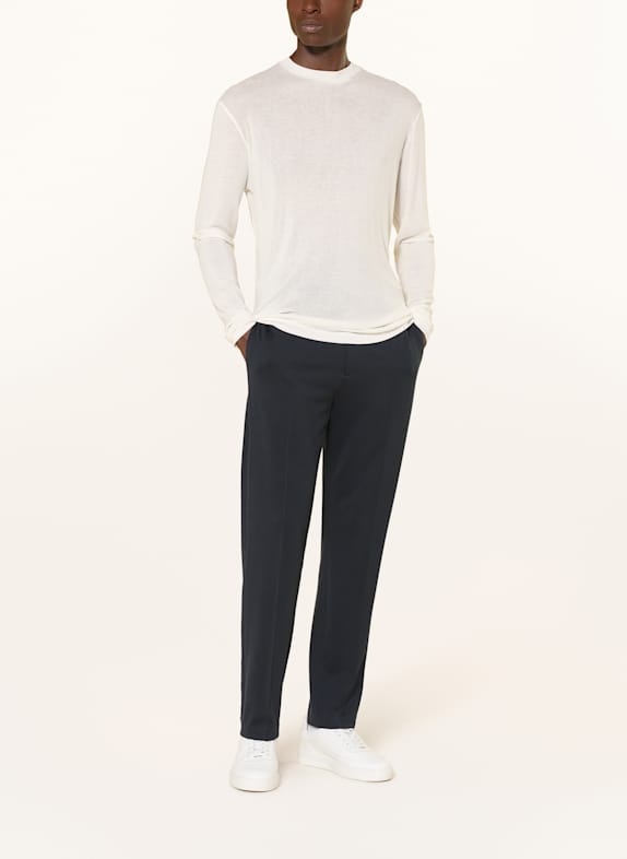 Stefan Brandt Tricou cu mânecă lungă ALB