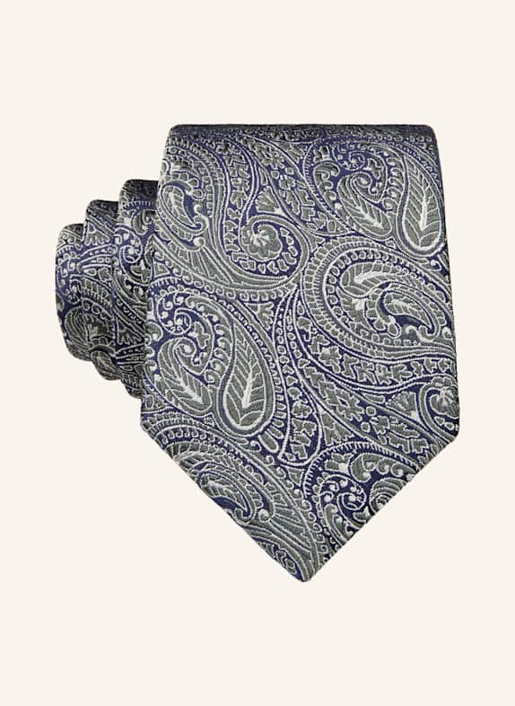 PAUL Tie DARK GREEN / DARK BLUE / LIGHT GRAY