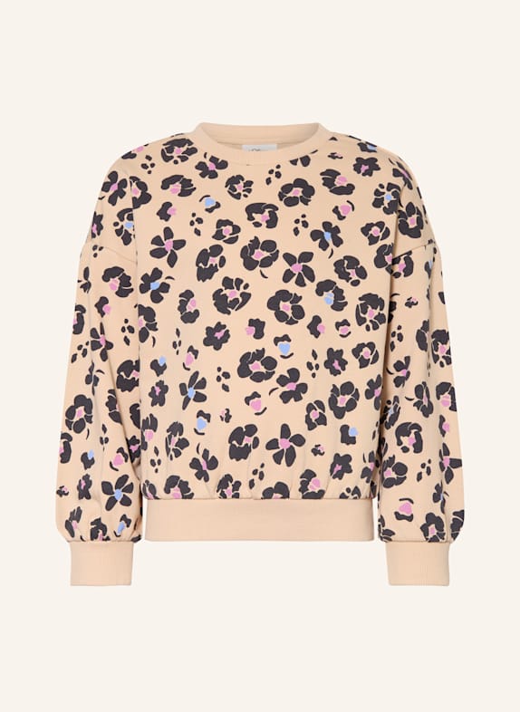 s.Oliver RED Mikina BÉŽOVÁ / ČERNÁ