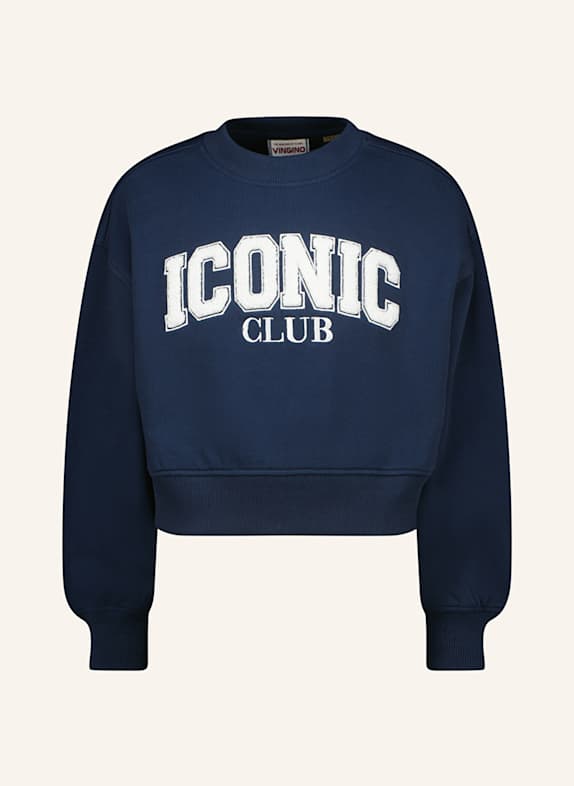 VINGINO Mikina NOMEE MODRÁ / BÍLÁ