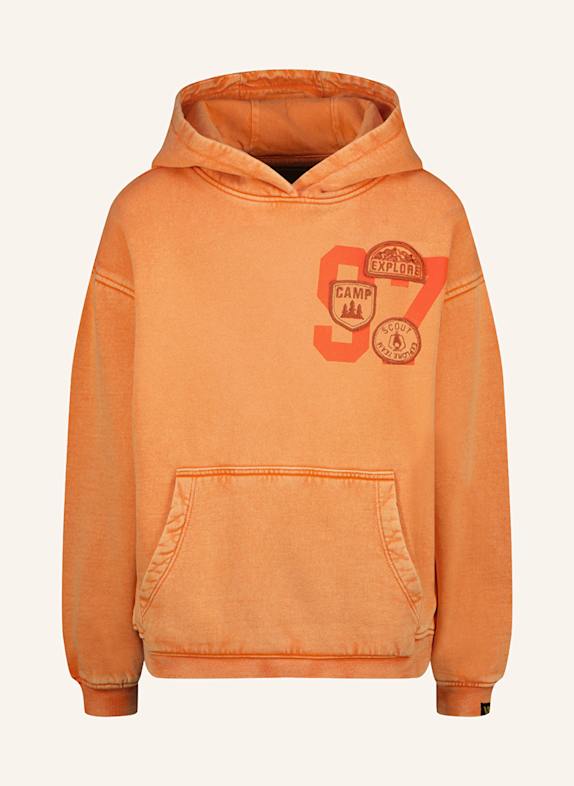 VINGINO Mikina s kapucí NICOLAI ORANŽOVÁ