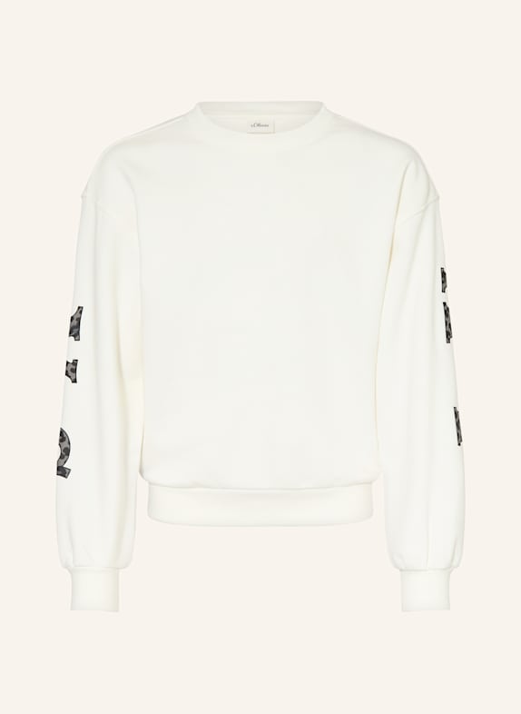 s.Oliver RED Mikina BÍLÁ / ČERNÁ